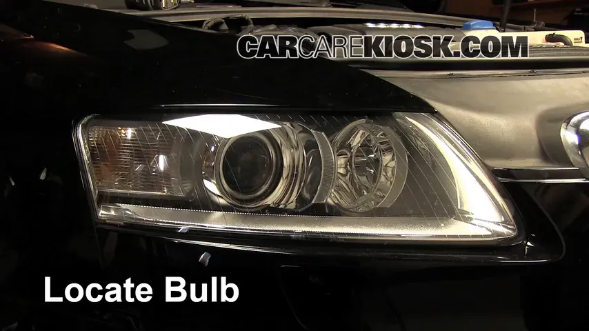 2008 Audi A6 3.2L V6 Lights Headlight (replace bulb)